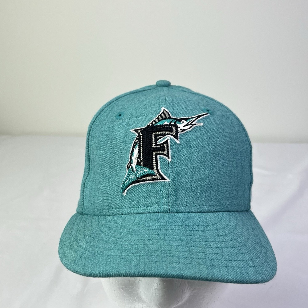 Florida Marlins New Era Cooperstown Collection 59FIFTY Fitted Hat Size 7